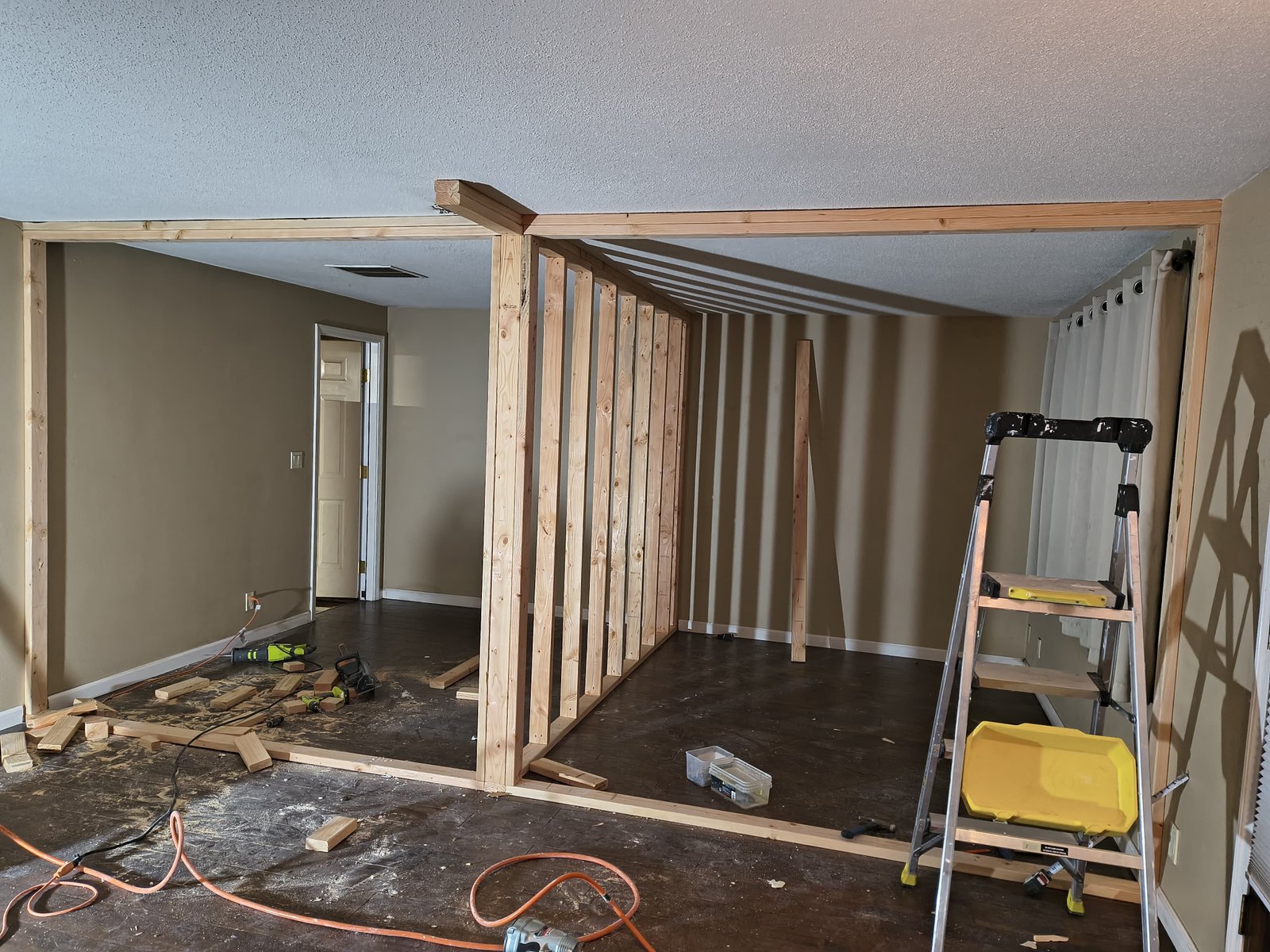 Custom built-in shelving